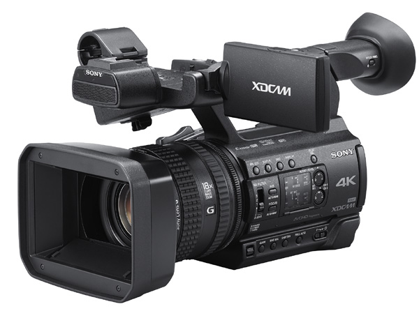 ソニー、1型センサーの4K/30pハンドヘルドカメラ、PXW-Z150を発表