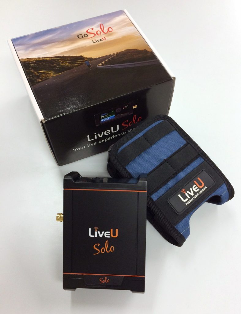 三信電気、幅広い用途に対応したモバイルライブエンコーダ LiveU Solo 