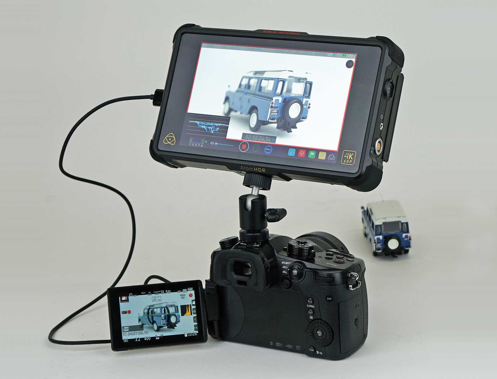カメラatmos ninja v 撮影用モニター　外部レコーダー