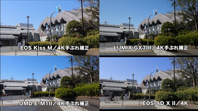 カメラ デジタルカメラ EOS KissM 4K動画画角比較