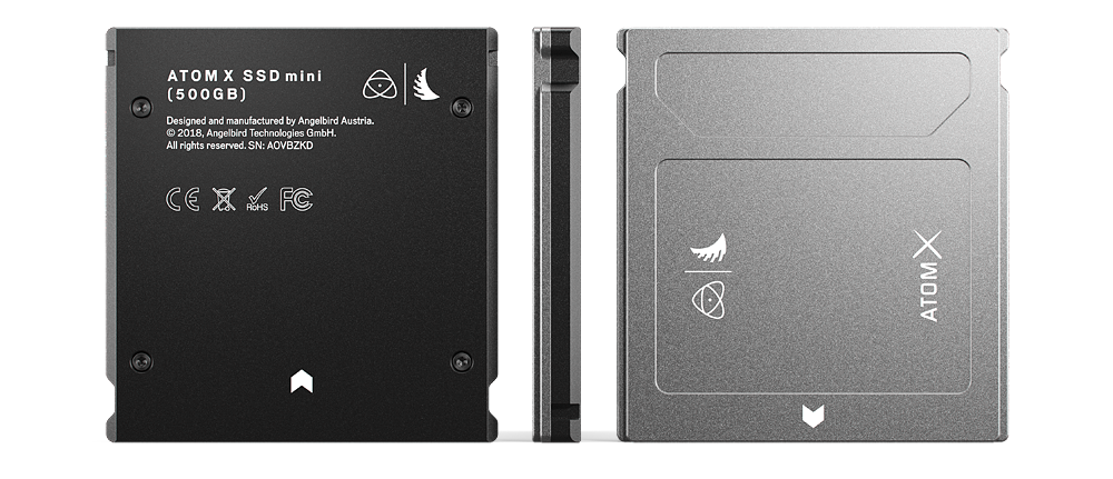 Angelbird社、NINJA VのAtomX SSDmini 規格に対応した 小型SSD モデル