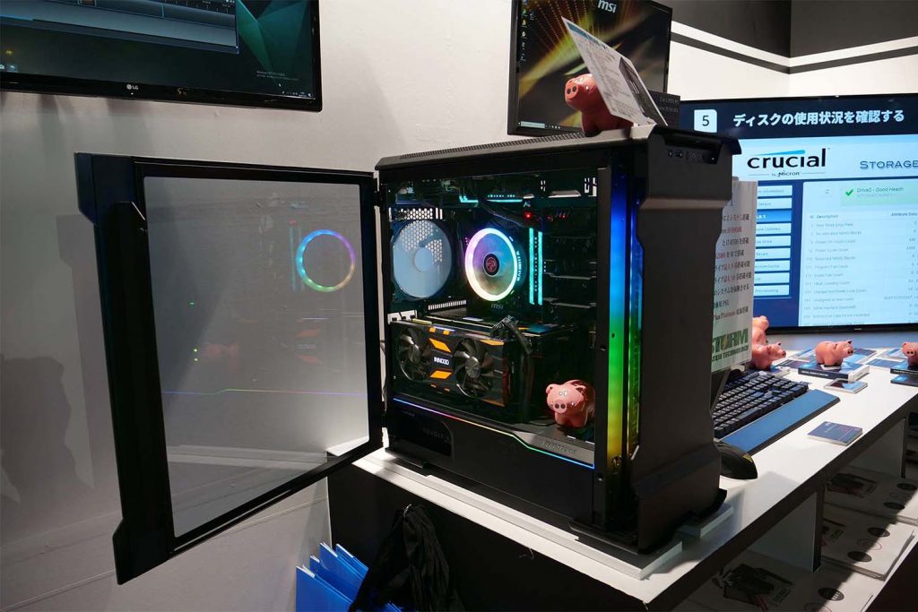 Inter BEE 2018】ミドルタワーのPCケースに2つのシステムを稼動させる