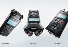 ティアック、TASCAMのリニアPCMレコーダー『DR-05X』『DR-07X』『DR-40X』を発売