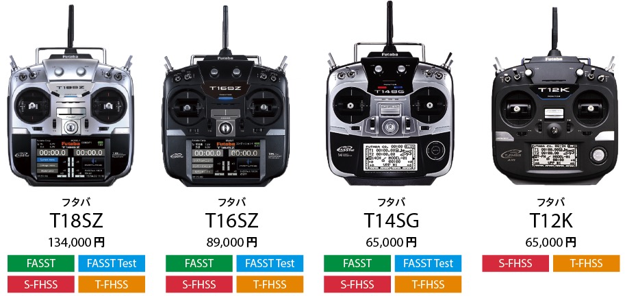 FUTABA 14SG モード2 ヘリ、ドローンレース、マイクロドローン用プロポ-