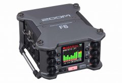 ズーム、32bitフロート録音に対応した6チャンネル入力の業務用フィールドレコーダー『F6』を発表