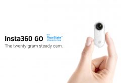 重さわずか20g、親指サイズ！ 強力な手ブレ補正を備えるカメラInsta360 GOが登場