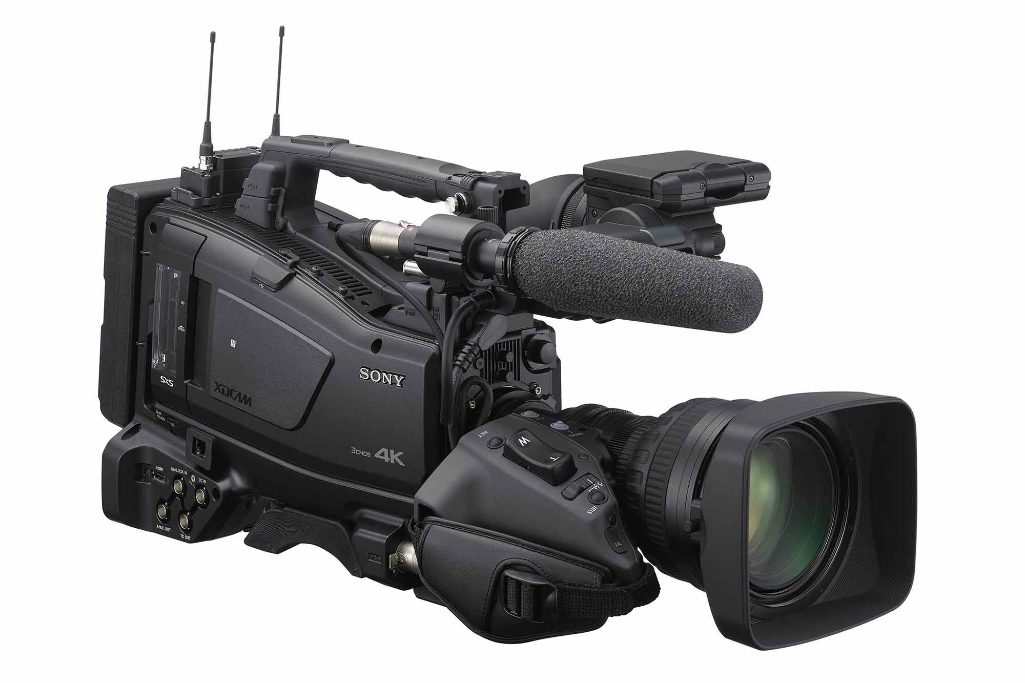 ソニー、4K 2/3型イメージセンサー搭載のXDCAMショルダーカムコーダー 