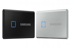 サムスン、最大転送速度1,050MB/s、指紋認証機能を搭載した『Samsung Portable SSD T7 Touch』を発表。ポケシネやSIGMA fpなどカメラとの連携はもう少し時間がかかりそう。実現すればコピー時間短縮の可能性も。