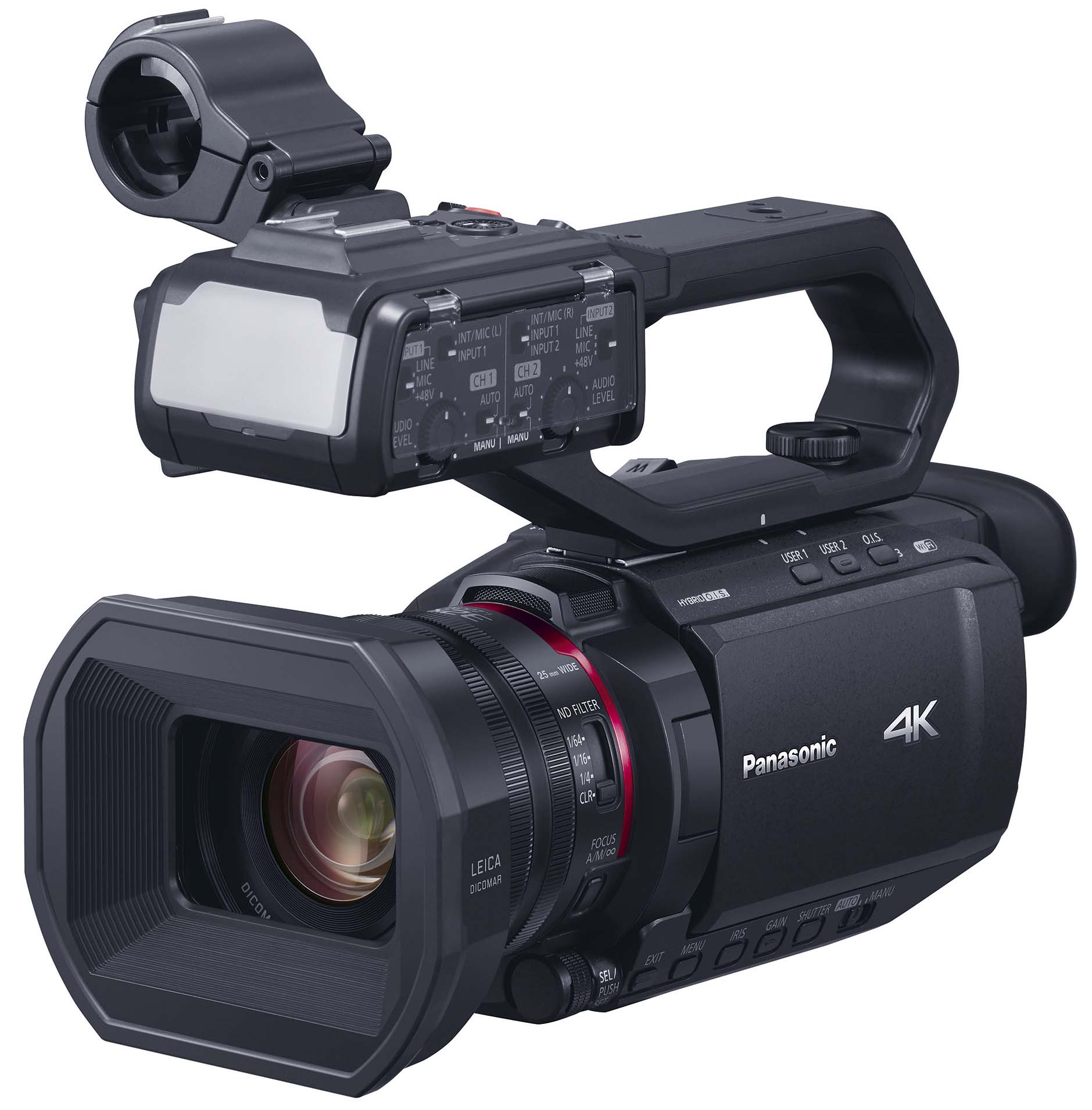 パナソニック、10bit 4K/60p内部記録対応のビデオカメラ2モデルを3月19