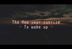 【Views】962『The New year sunrise』2分37秒〜1本の大木を、まるでマダガスカル島のバオバブの木に見立て、アフリカンなタッチで描いた初日の出ムービー