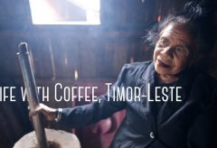 【Views】1041『Life with Coffee, Timor-Leste』3分50秒〜とある国の豆の収穫とコーヒーを入れる行為のカットバック。厳粛にすら感じられる空気がコーヒーという歴史ある飲み物を包み込むよう