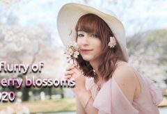 【Views】1101『A flurry of cherry blossoms 2020』2分41秒〜オーストリアのケーキ姫さんを満開の桜の下で4K撮影