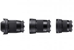 シグマ、LマウントAPS-C用のF1.4単焦点レンズ3本の発売日を決定