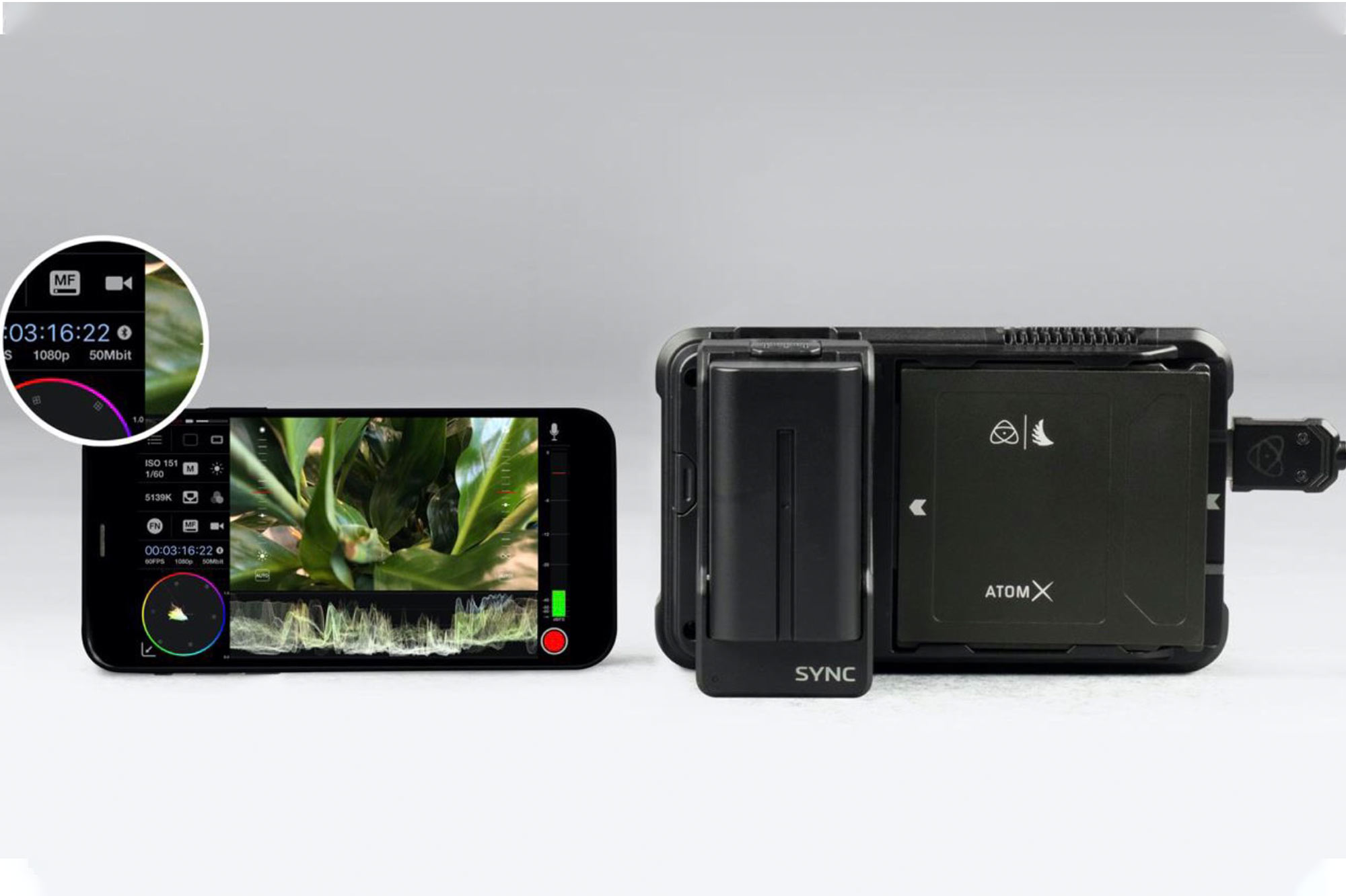 メディアエッジ、Ninja V用ワイヤレスタイムコード機器 Atomos