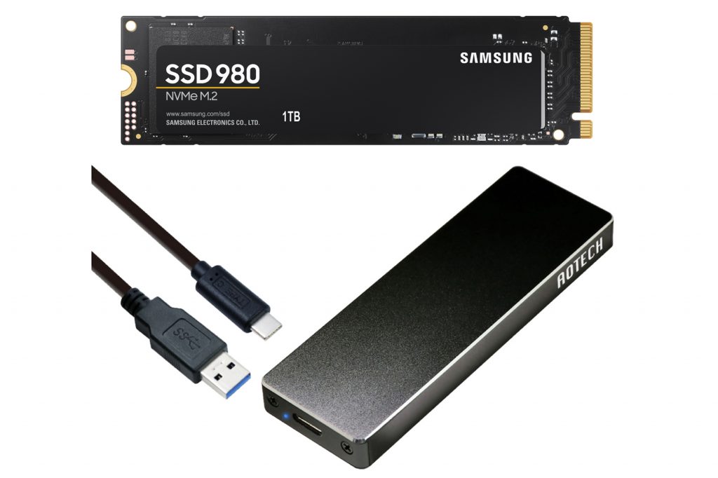 ITGマーケティング、Samsung SSD 980 1TBモデル と USB 3.1 Gen 2接続