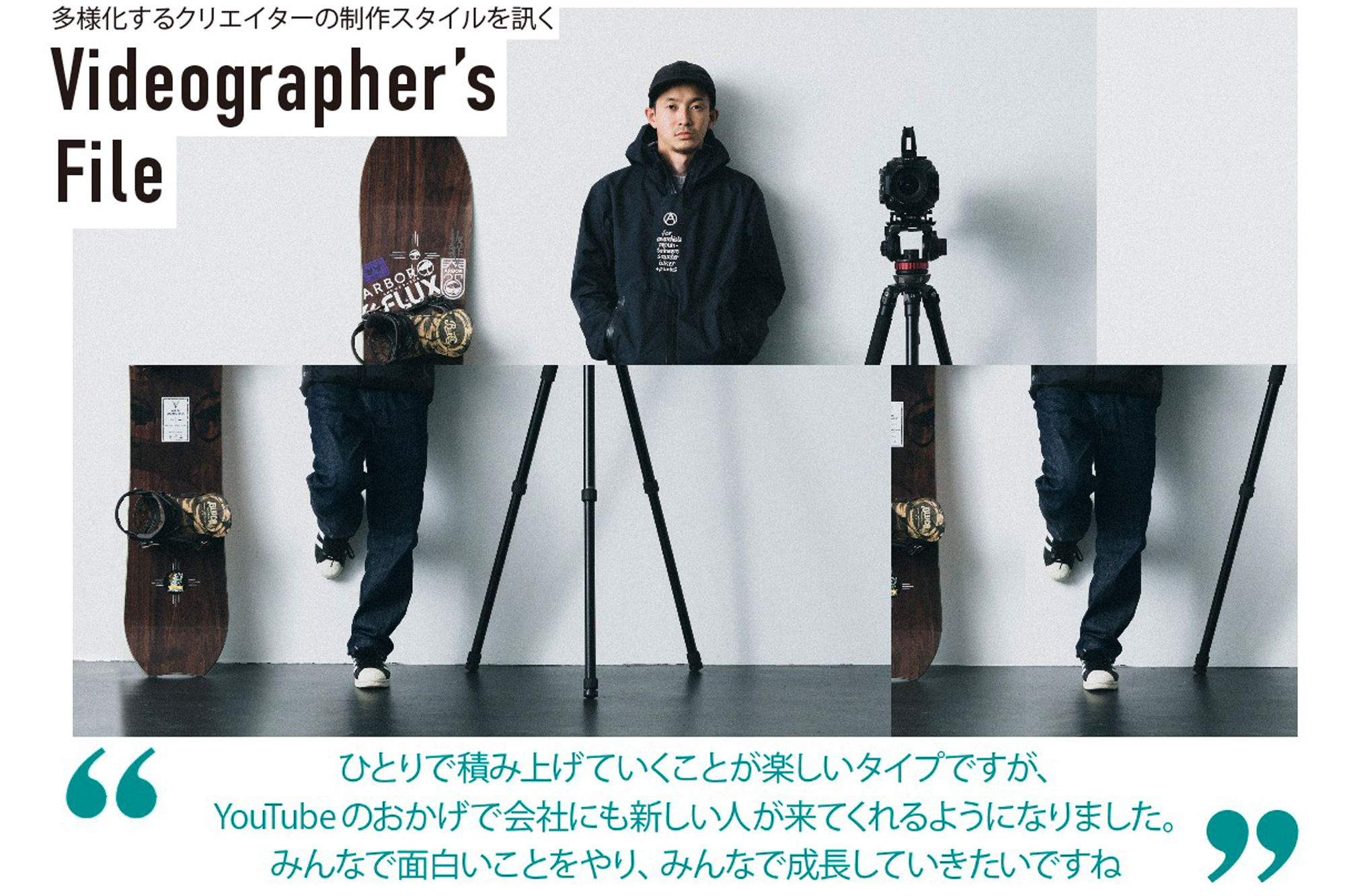 多様化する映像クリエイターの制作スタイルを訊く『Videographer's