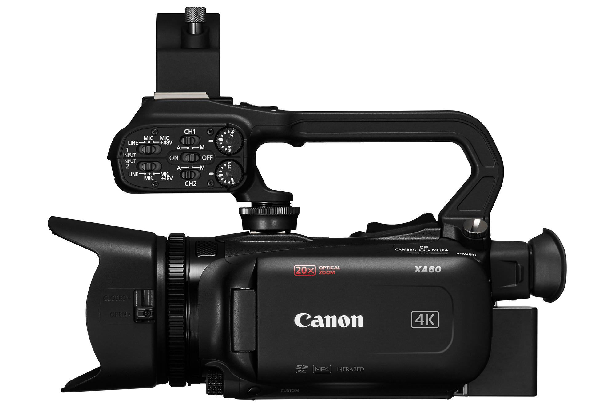 キヤノン、業務用4Kビデオカメラ「XA」シリーズの新製品３モデルを発表 