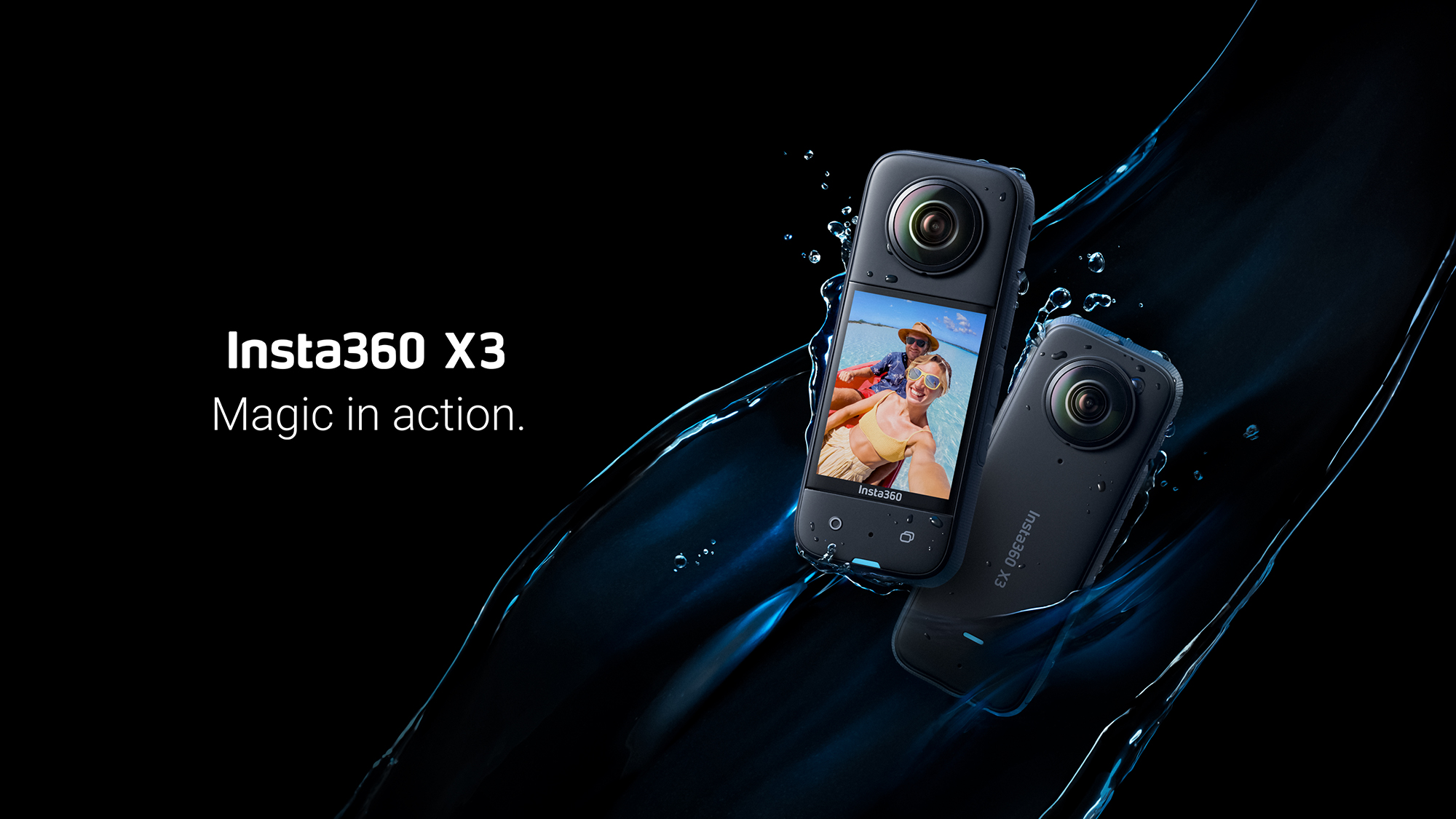 Insta360、1/2 インチセンサーとタッチスクリーン搭載の360度カメラ 