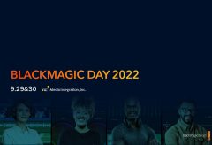 ブラックマジックデザイン、９月30日に体験型リアルイベント「BLACKMAGIC DAY 2022」を開催