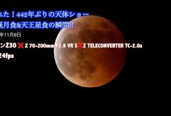 【Views】2396『撮れた！442年ぶりの天体ショー 皆既月食＆天王星食の瞬間』2分17秒