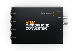 ブラックマジックデザイン、4つの入力を搭載したATEM Microphone Converterを発売
