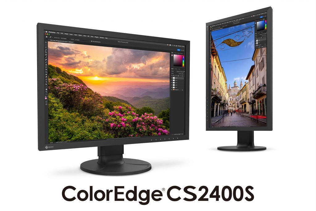 EIZO、USB Type-C端子を搭載した24.1型モニターColorEdge CS2400Sを