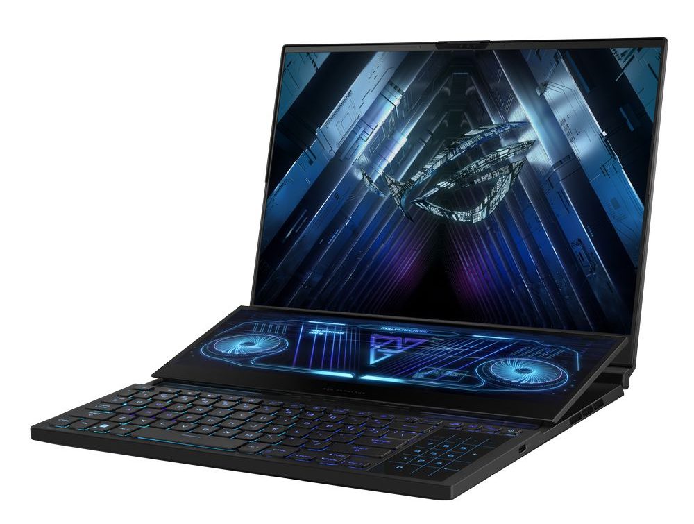 ASUS、2画面ゲーミングノートPC「ROG Zephyrus Duo 16」発売 NVIDIA