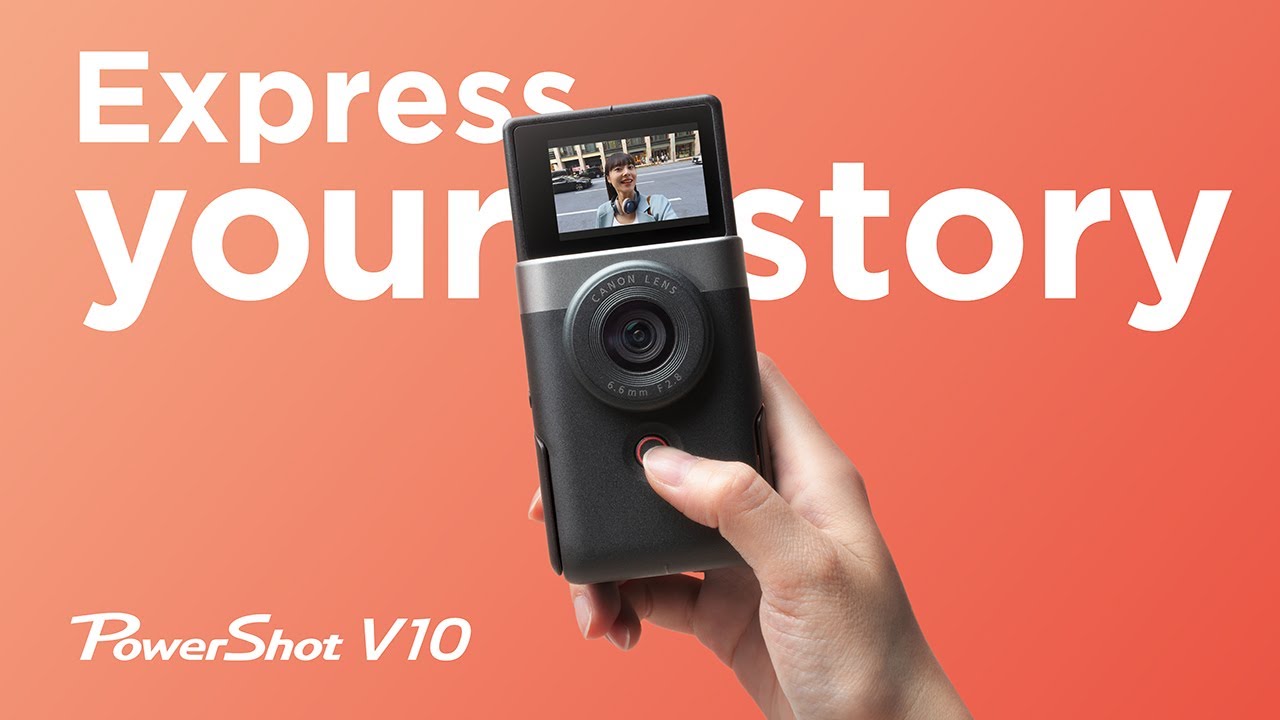 キヤノン、縦型デザインの Vlog カメラPowerShot V10を発表 VIDEO SALON