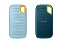 ウエスタンデジタル、サンディスク エクストリーム ポータブル SSDの新色2色を発売