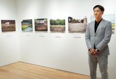 ソニーストア札幌、移転オープンを記念し斎藤佑樹さんの写真展を開催中