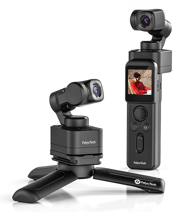 FeiyuTech、カメラヘッドとリモコンが分離可能なジンバルカメラ