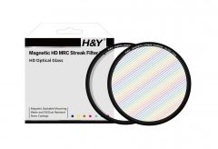 H&Y、強い光源に対してライン状のフレアを発生させる「Magnetic Streak Rainbow フィルター Kit」を発売