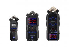 ZOOM、32bitフロート録音に対応のハンディレコーダーessentialシリー ズ３機種「H1/ H4/ H6」を発売
