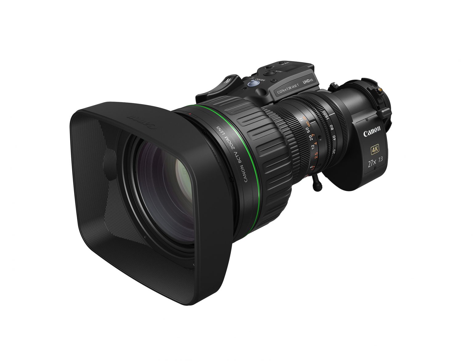 キヤノン、倍率27倍の4K 放送用カメラ対応ポータブルズームレンズ「CJ27e×7.3B」を発表 | VIDEO SALON.web | 映像 ...